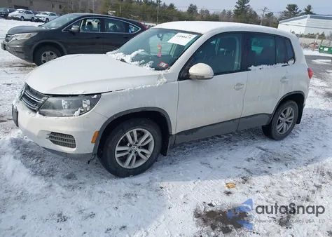 2012 Volkswagen Tiguan S из США, поврежденный, VIN WVGBV7AX3CW600197